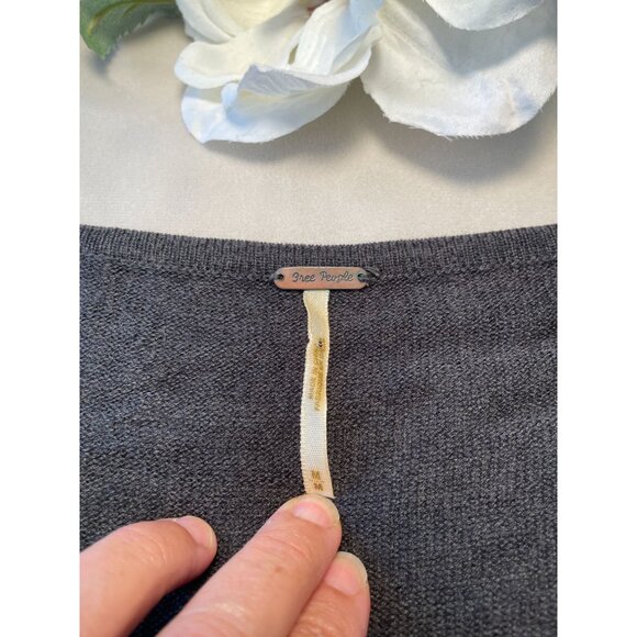 Free People Whimsigoth Cardigan Whimsygoth Design Knit Womens Y2K Size M - Picture 7 of 10